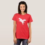 White Taille door grafisch ontwerp T-shirt (Voorkant volledig)