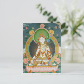White Tara Briefkaart (Staand voorkant)