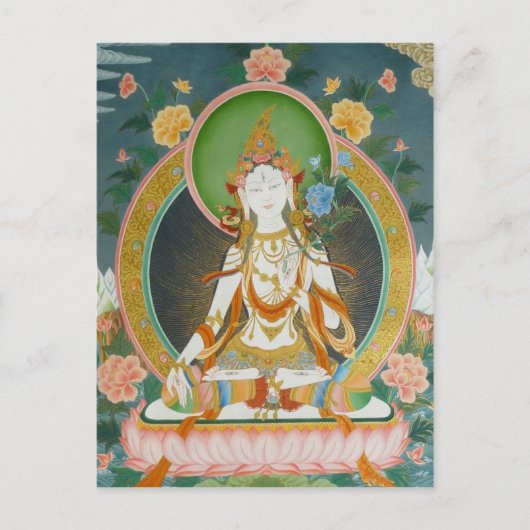 White Tara Briefkaart (Voorkant)