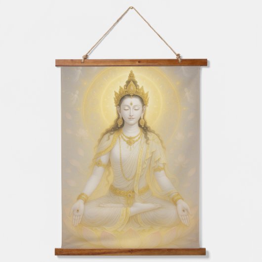 White Tara Hangend Wandkleed (Voorkant)