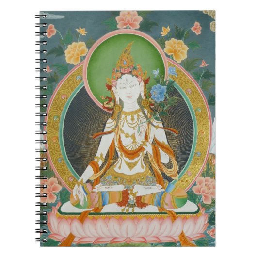 White Tara-laptop Notitieboek (Voorkant)