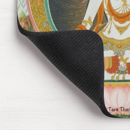 White Tara Mousepad Muismat (Hoek)