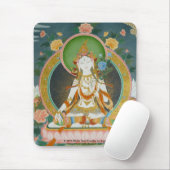 White Tara Mousepad Muismat (Met muis)