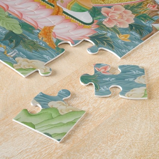 White Tara Puzzle Legpuzzel (Zijkant)