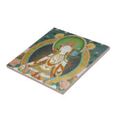 White Tara Tile Tegeltje (Zijkant)