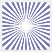 White Target - Vierkante Sticker (Voorkant)