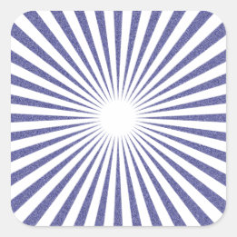 White Target - Vierkante Sticker