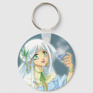 white tea sleutelhanger