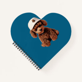 White Teacup Poodle Folder Notitieboek