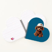 White Teacup Poodle Folder Notitieboek (Binnen)