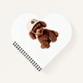 White Teacup Poodle Folder Notitieboek (Voorkant)