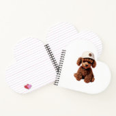 White Teacup Poodle Folder Notitieboek (Binnen)