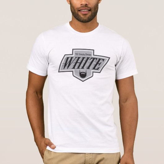 White Team LA Kings 1988 Logo T-Shirt (Voorkant)