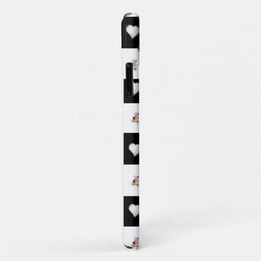 White Teddy Bear Iphone Case (Achterkant/rechts)