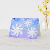 White Teeth Flower Spin Design Wenskaart Kaart (Gele Bloem)