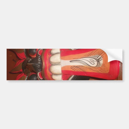 White Teeth Hakuna Matata schattig Product aanpass Bumpersticker (Voorkant)