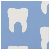White Teeth on a Blue Background Stof (Close Up)