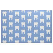 White Teeth on a Blue Background Stof (Fat Quarter)