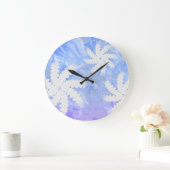 White Teeth Smile Flower Spin Dentist Wall klok (Huis)