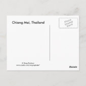 White Temple Dragon Briefkaart (Achterkant)