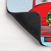 White Terrier Dog West Highland met Santa Claus Muismat (Hoek)