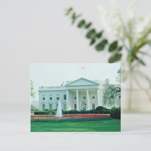 White The White House, Washington D.C., VS fl Briefkaart (Staand voorkant)