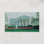 White The White House, Washington D.C., VS fl Visitekaartje (Achterkant)