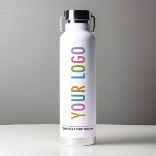 White Thor Waterfles Bedrijfslogo Merknaam
