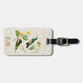 White Throat Mountain Gem kolibrie Bagagelabel