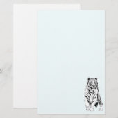White Tiger2 stationery_vertical.v2. Briefpapier (Voorkant / Achterkant)