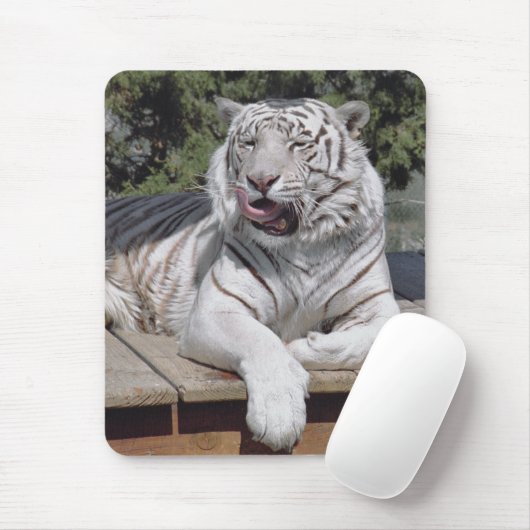 White Tiger 10 Mousepad Muismat (Met muis)