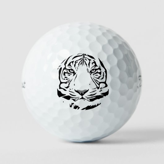 White Tiger 12 pack Titleist 2023 Golfballen (Voorkant)