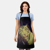 White Tiger Apron Schort (Gedragen)