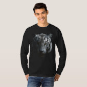 White Tiger Artwork - Mandala Animal Art Tiger T-shirt (Voorkant volledig)