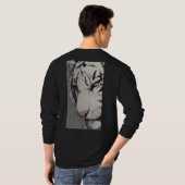 White Tiger Back Print Sweatshirt – Bold Wild Anim (Achterkant volledig)