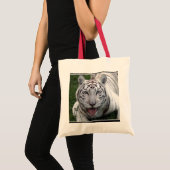 White Tiger Bag Tote Bag (Voorkant (product))