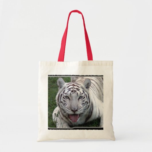 White Tiger Bag Tote Bag (Voorkant)