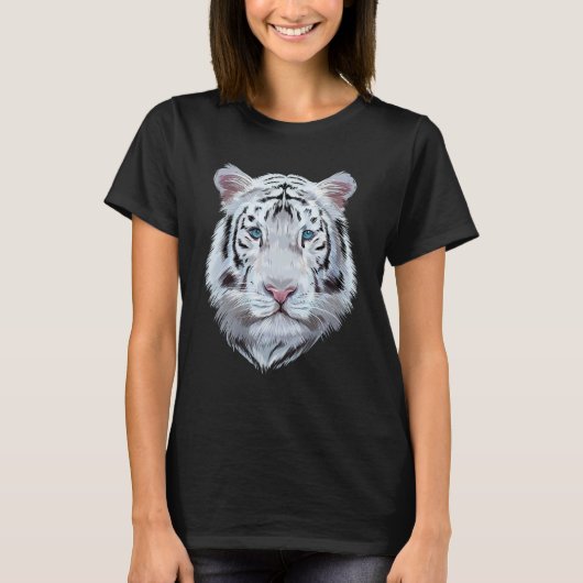White Tiger Big Cat T-shirt (Voorkant)