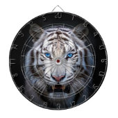 White Tiger Blue Eyes Dartbord (Voorkant)
