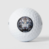 White Tiger Blue Eyes Golfballen (Voorkant)