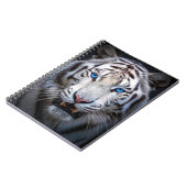 White Tiger Blue Eyes Notitieboek (Linkerzijde)