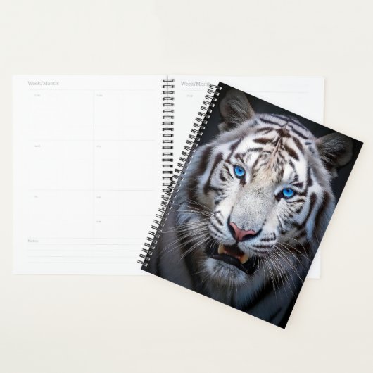 White Tiger Blue Eyes Planner (Display)