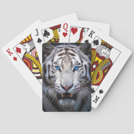 White Tiger Blue Eyes Pokerkaarten