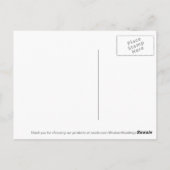 White Tiger Briefkaart (Achterkant)