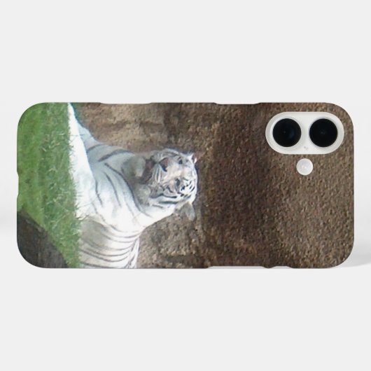 White Tiger Case-Mate iPhone Case (Achterkant (horizontaal))