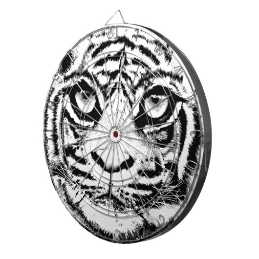 White Tiger Dart Board Dartbord (Voorkant Rechts)