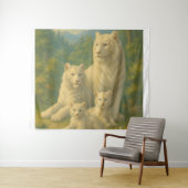 White Tiger • Dawn Forest Ancestral Family | ManJi Wandkleed (In Situ (horizontaal))