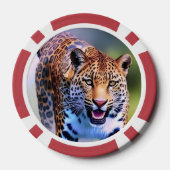 White Tiger en Leopard Poker Chips (Achterkant)