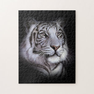 White Tiger Face Legpuzzel