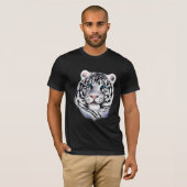 White Tiger Face Shirt (Voorkant volledig)